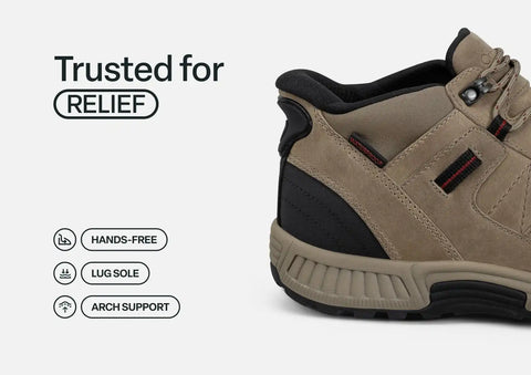 Dalton Hands-Free Waterproof - Taupe/Red