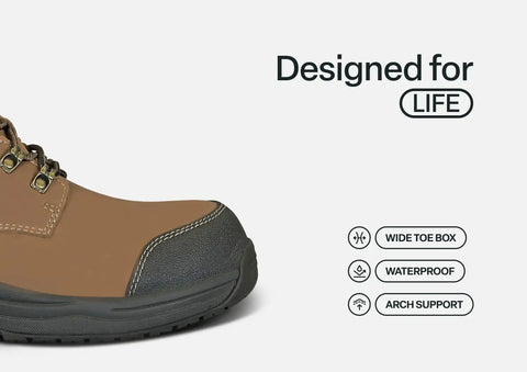Granite Work Boots - Camel