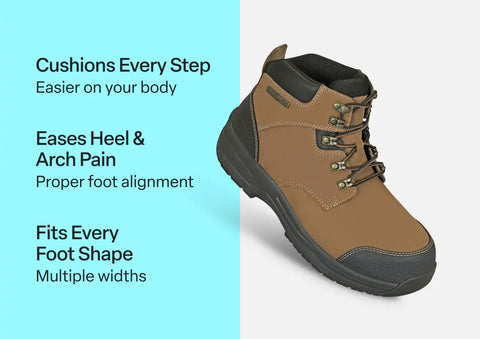 Granite Work Boots - Camel