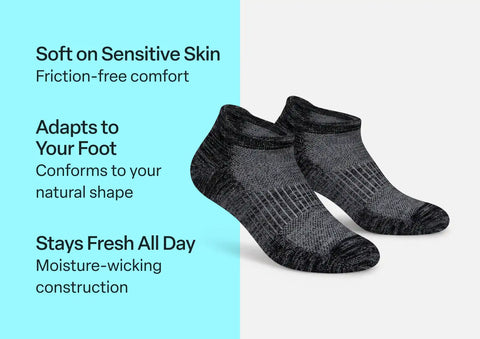 BioSoft Low Cut Sock - Black